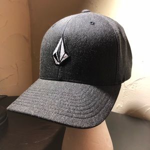 Volcom Flexfit Gray L/XL Hat / Ballcap